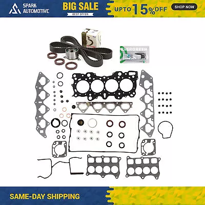 Head Gasket Set Timing Belt Kit Fit 92-00 Acura Honda 1.6 1.7 B16A2 B16A3 B17A1 • $91.99