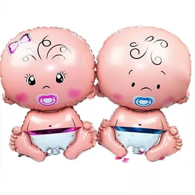 Baby Boy Baby Girl Balloon Gender Reveal Balloon Baby Shower Party Decoration • £3.99