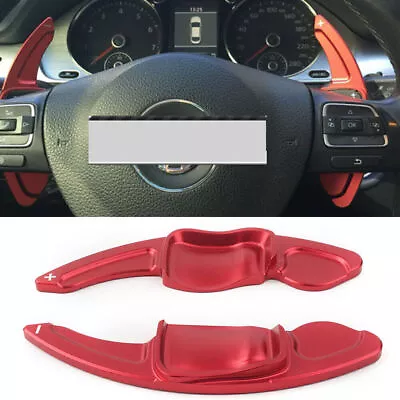 Steering Wheel DSG Paddle Extension Shift For VW Golf Jetta GTI R MK5 MK6 Red • $24.90