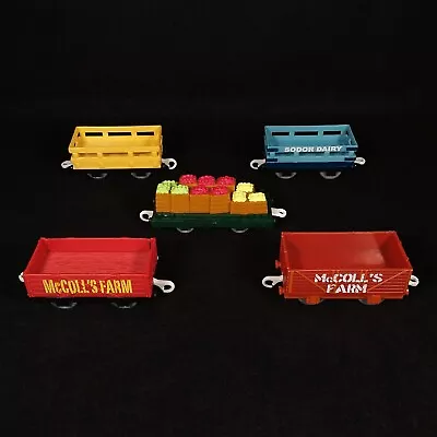 McColl's Farm / Sodor Dairy Train Cars - Thomas The Tank Engine - Lot Of 5 • $19.95