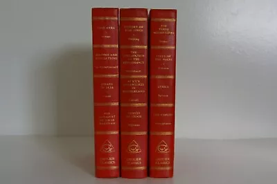 Grolier Classics Lot Of 3 C. Bronte Fielding Dumas & Others HC Ex Library 1956 • $21