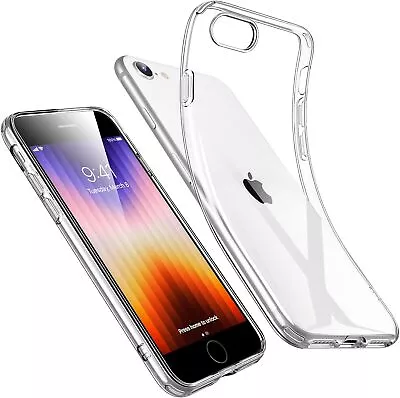 Case For IPhone X XR XS Max 7 8 Plus 6s SE 2020 2022 Shockproof Silicone Cover • £2.45