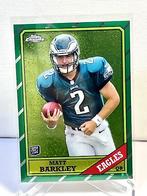 2013 Matt Barkley RC Topps Chrome Rookie Philadelphia Eagles #3 • $2.95