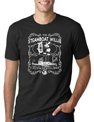 Steamboat Willie Mickey Mouse T-Shirt • $18.98