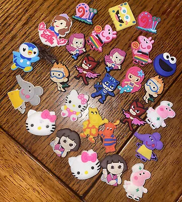 27 Pcs Charms Crocs Dora Hello Kitty Peppa Pj Mask Sofia SpongeBob Elmo Backyard • $19.99