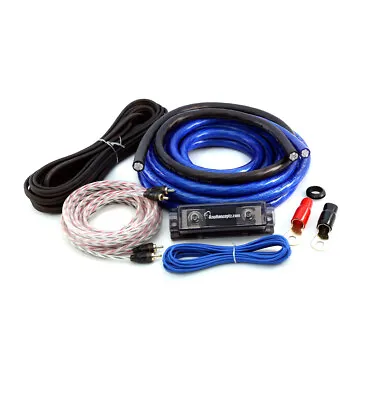 £49.99 • Buy KnuKonceptz Bassik 0 Gauge Amplifier Installation Wiring Amp Kit CCA 1/0 AWG