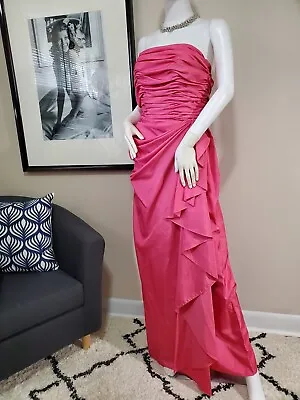 Vintage Retro Pin-up Alyce Designs Sz 10 Bubblegum Pink Gown • $23.99