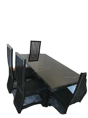 £400 • Buy Marble Dining Table And Chairs 4