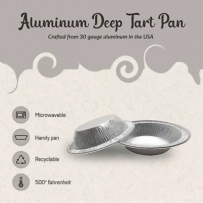  D & W Fine Pack Disposable 4½  Aluminum Tart Pans/Mini Pie Pans #475 • $139