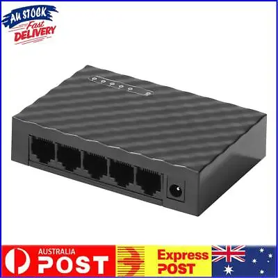 $23.99 • Buy 10/100/1000M 5 Port Gigabit Switch RJ45 Desktop Ethernet Network HUB (US) AU