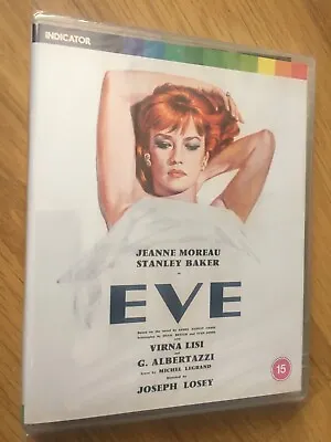 Eve (Limited Edition) (Blu-ray) Indicator - Jeanne Moreau J Losey NEW SEALED • £13