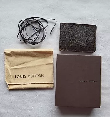•Louis Vuitton Multiple Wallet Billfold Monogram. Used  • $215