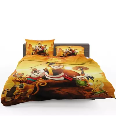 Po In Kung Fu Panda 3 Movie Kids Comedy Quilt Duvet Cover Set Children • £32.39