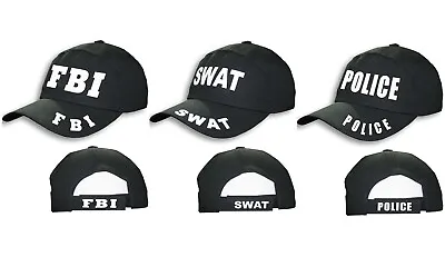 Kids Police - Swat - Cap Hat Police Fbi Military Style Costume • £4.49