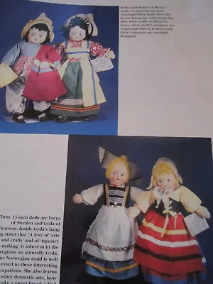 4pg International Doll MOLLYE Doll History Article COSTUME DOLLS/ L. Edward • $3.20