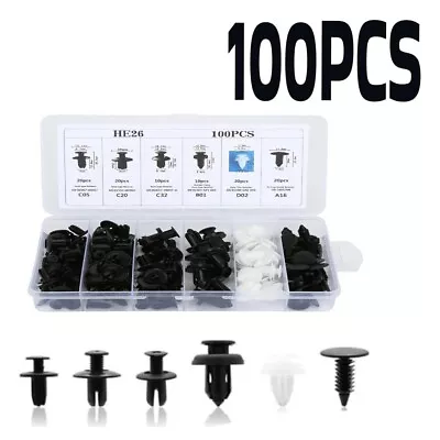 Accessories 6-size Retainers Kit Clips Rivet Bumper Fender Engine Parts Push Pin • $11.19