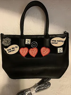 New DESIGUAL  Bols Handbag /Shoulder  Bag With Detachable Patches • $85.46