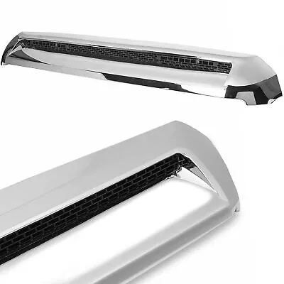 $112.97 • Buy Chrome Front Hood Bulge Molding Grille For 2014-21 Toyota Tundra Platinum Style