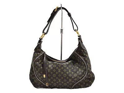 Used Item Louis Vuitton Manon Pm M95621 Mini Run/Dark Brown Canvas Shoulder Bag • $846.74