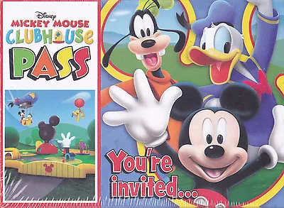 Party Invitations Thank You Notes DISNEY MICKEY MOUSE 8 Ea Cards Birthday • $4.95