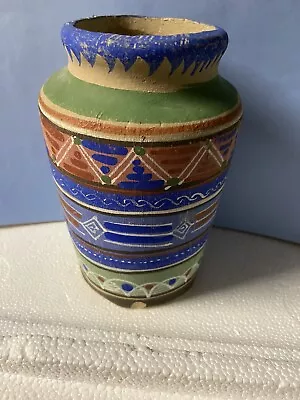 Mexican Pottery Multi-colored Vase • $5