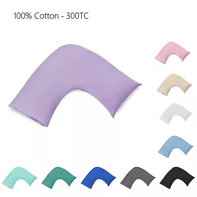 Cotton V Shape / Tri / Boomerang Pillow Case Hotel Quality Cover - 100% Cotton • $16.95