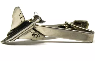 Balfour Tie Clip Fighter Jet Air Force US Military Vintage - Men Formal Attire • $16.75