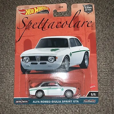 Hot Wheels - Car Culture Spettacolare - Alfa Romeo Giulia Sprint GTA • $10