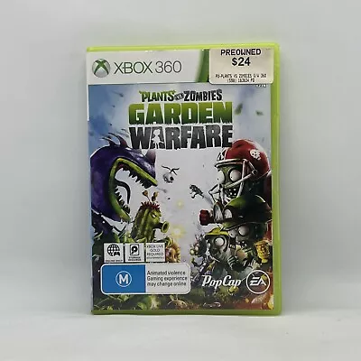 Plants Vs Zombies Garden Warfare Microsoft Xbox 360 Game Free Tracked Post PAL • $14.95