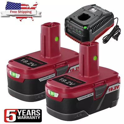 2X For Craftsman C3 XCP Li-ion 7Ah Battery 19.2V 130279005 PP2030 35702/Charger • $25.98