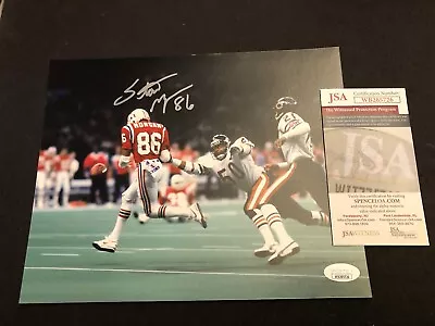 JSA Stanley Morgan Signed New England Patriots Autographed 8x10 Photo Auto 726 • $24.99