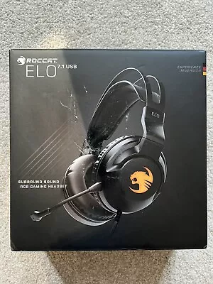 Roccat Elo 7.1  USB  Surround Sound RGB PC Gaming Headset (fast Post) • £24.99