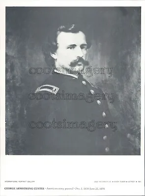 1974 Press Photo George Armstrong Custer American Army General • $15