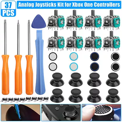 $13.98 • Buy 37x Replacement Analog Joystick Thumbstick Silicone Cap Repair Kits For Xbox One