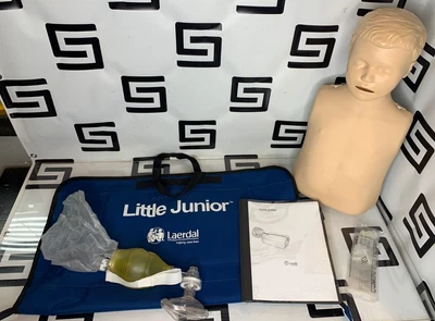 $69.99 • Buy Laerdal Little Junior CPR Training Manikin W/ Bag Airway Lung EMS EMT Kid Child