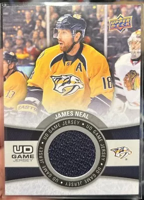 2015-16 Upper Deck Game Jerseys Series I James Neal Nashville Predators #GJ-JN • $5