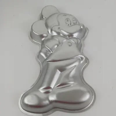 1978 Wilton Silver Walt Disney Production Mickey Mouse Baking Molding Cake Pan • $17.95