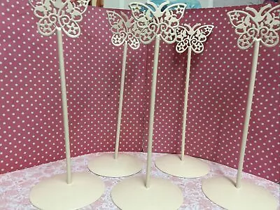 Metal Tall Shabby Chic Table Number Holders • £3.99