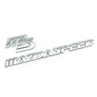 Car Fender Rear Trunk Lid MS MazdaSpeed Emblem Badge For Mazda CX5 Axela Atenza • $17.09