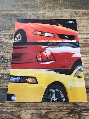 2004 Ford Mustang SVT Cobra Sales Brochure Card Sheet NEW Dealership PROMO • $9.50