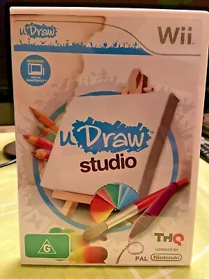 U Draw Studio - Nintendo Wii Game Complete With Manual. Requires Udraw Tablet. • $5