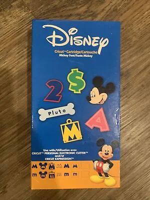 DISNEY MICKEY FONT Cricut Cartridge Characters 29-0381 UNLINKED • $24.25