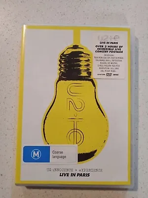 U2 - INNOCENCE + EXPERIENCE LIVE IN PARIS DVD AS NEW COND FREE POST & TRACKING • $24.99