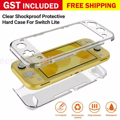 Transparent Clear Shockproof Protective Hard Case Cover For Nintendo Switch Lite • $12.38