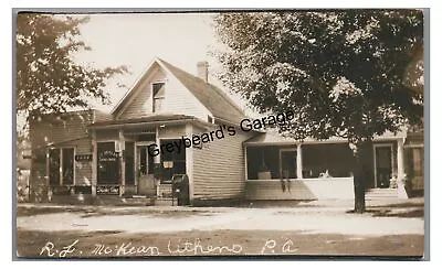 RPPC McKean Grocery Store ATHENS PA Bradford County Vintage Real Photo Postcard • $24.99