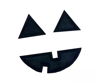 1 X Cute Halloween Pumpkin Face DIY Fancy Dress Patch Motif Sewing Trimming • £5.99