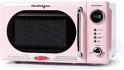 Retro Compact Countertop Microwave Oven - 0.7 Cu. Ft. - 700-Watts With LED Digit • $127.11