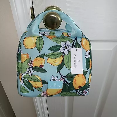 Vera Bradley Lunch Cooler Insulated Lighten Up In Lemon Grove *retired* • $25.99