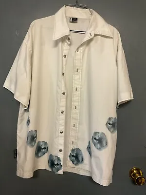 Vintage Men’s Large AARON CHANG Dress SHIRT Top Surfing Skateboard • $19.99