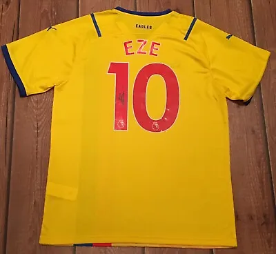 £114.99 • Buy EBERECHI EZE Signed CRYSTAL PALACE FC SHIRT COA Premier League